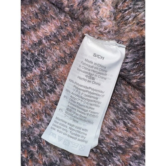 Madewell Crew Neck 3/4 Sleeve Sweater with Puff Shoulders - Picture 4 of 5